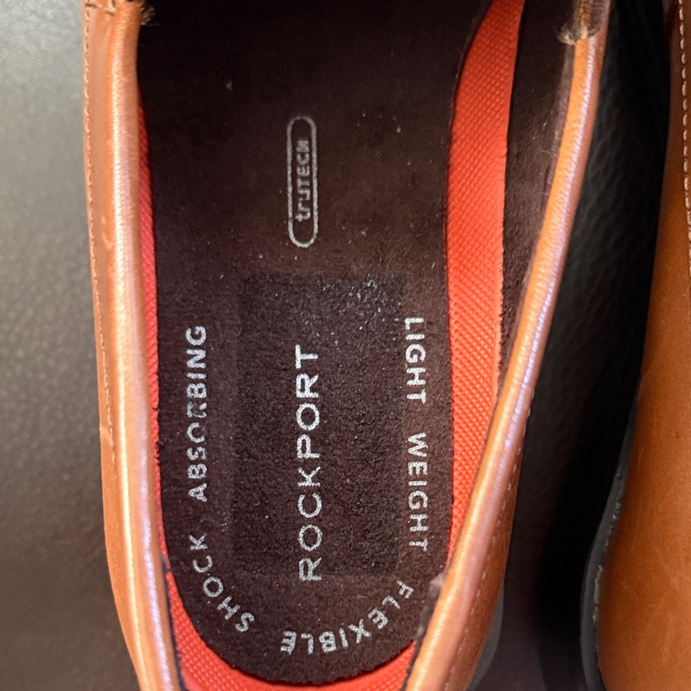Rockport NEW Men's Tan Leather Slip-On Loafers Size 10 M - Picture 5 of 8